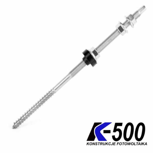 Śruba z podwójnym gwintem M10x200