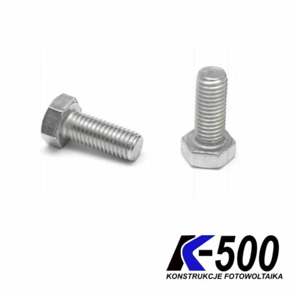 Śruba Sześciokątna M10x25 A2 DIN 933 - opakowanie 100 szt.